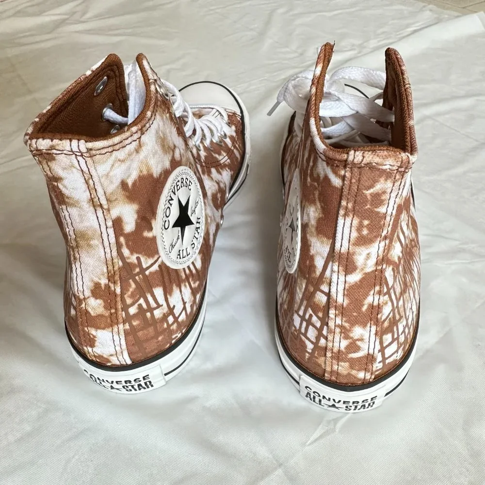 NEW Converse Women Shoes Casual Maple Brown High Top Sneakers - Picture 8 of 10